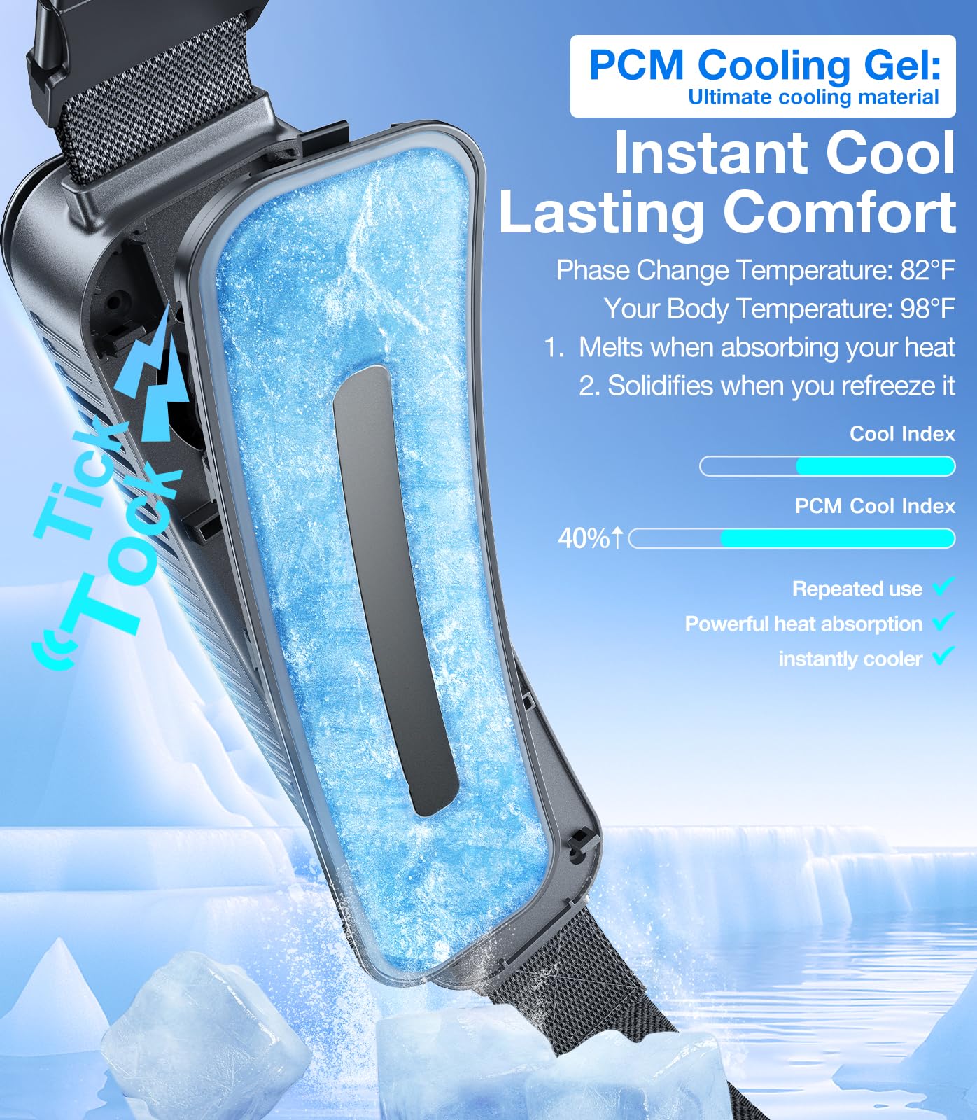 TORRAS 2026 Top Portable Waist Fan COOLiFY Zone 3, Ultra-Light Personal Wearable Belt Fan, 26ft/s Strongest Wind for Full Body Cooling【No.1 Cooling Area & Cool Tech】 Rechargeable for Outdoor/Jobsite - Image 4