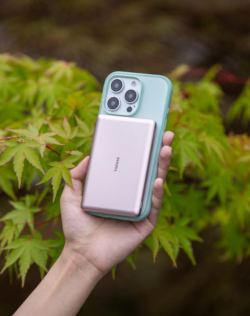 TORRAS 360 Magnetic Stand for iPhone 16 Pro Max Case[Fit for MagSafe][Camera Control Button][Mil-Grade Protection] Slim, Rotatable Kickstand, Translucent Mint Green 6.9", Ostand OFitness Series - Image 9