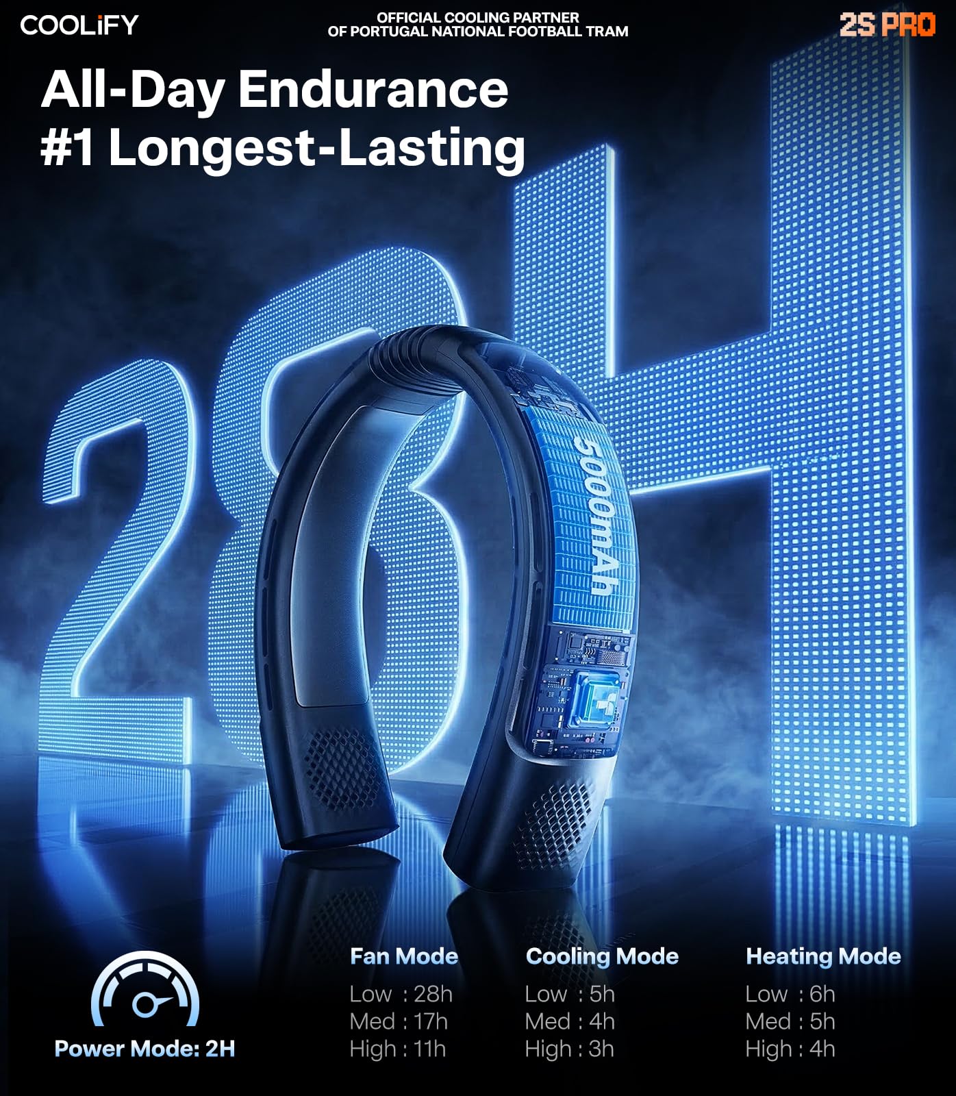 TORRAS Coolify 2026 Neck Air Conditioner 2S PRO, Ice-Feel Semiconductor Cooling Neck Cooler & Personal Air Conditioner for Golf, City Walk, Vacation Travel & Music Festival, Premium Summer Gift, Black - Image 6