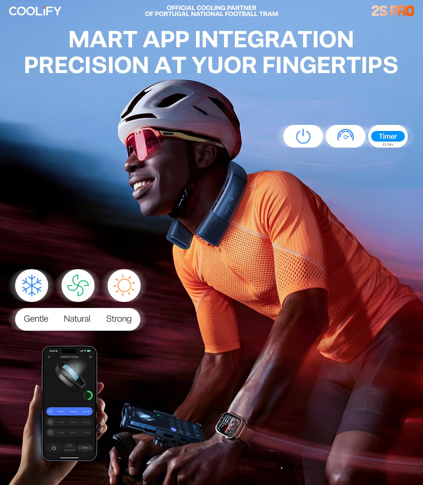 TORRAS Coolify 2026 Neck Air Conditioner 2S PRO, Ice-Feel Semiconductor Cooling Neck Cooler & Personal Air Conditioner for Golf, City Walk, Vacation Travel & Music Festival, Premium Summer Gift, Black - Image 7