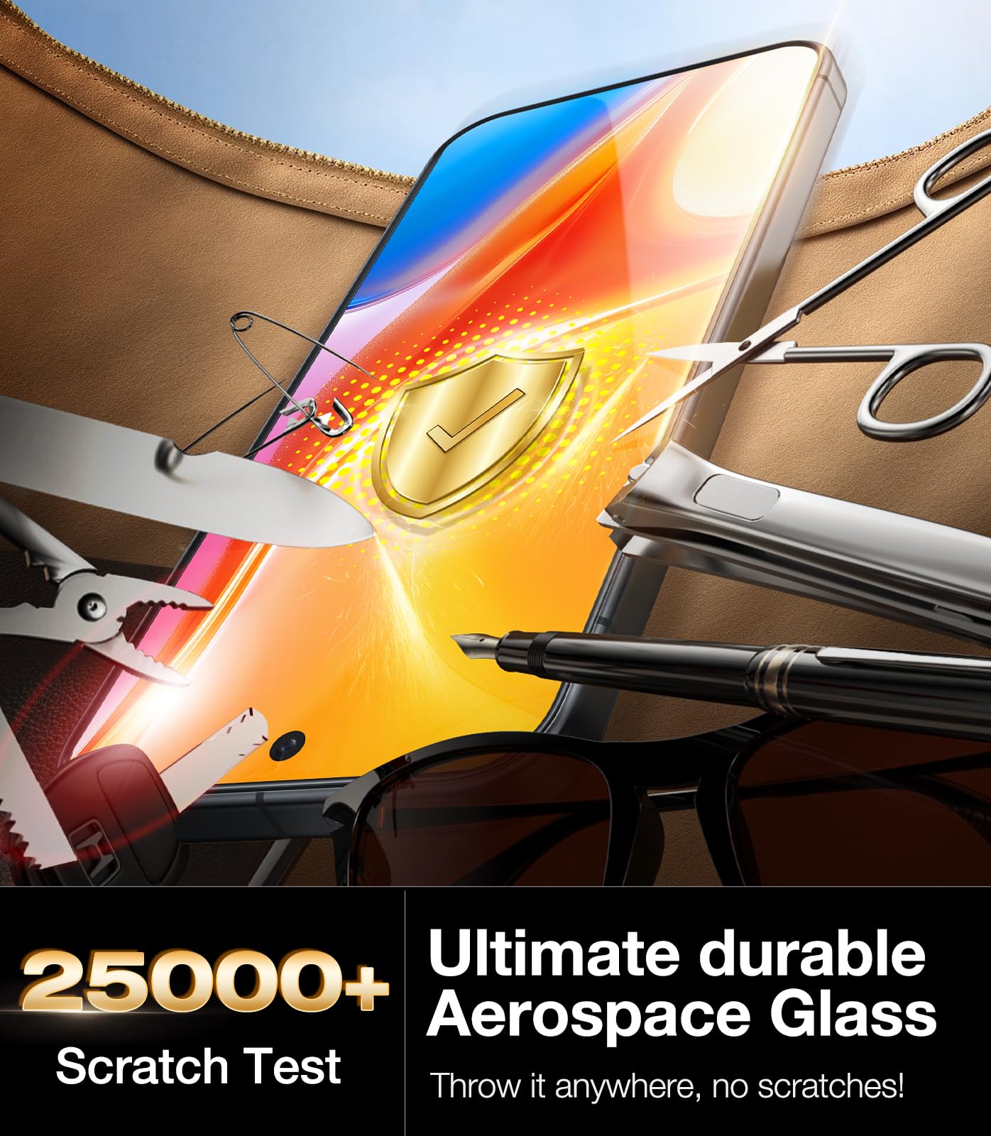 TORRAS for Google Pixel 10 Pro/Pixel 10 / Pixel 9 Pro / 9 Screen Protector [Military-Grade] [9H+ Tempered Glass] Screen Protector Pixel 10 Pro/Pixel 10 / Pixel 9 Pro/ 9 6.3" 2-Pack - Image 4