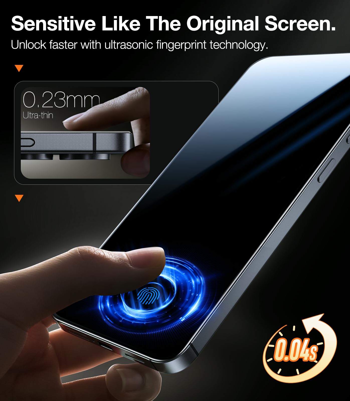 TORRAS for Samsung Galaxy S25 Ultra Privacy Screen Protector [Military-Grade 9H+ Aerospace Tempered Glass] [One-Pull Installation] Anti Spy Screen Protector Samsung Galaxy S25 Ultra 6.9″ (2 Pack) - Image 8