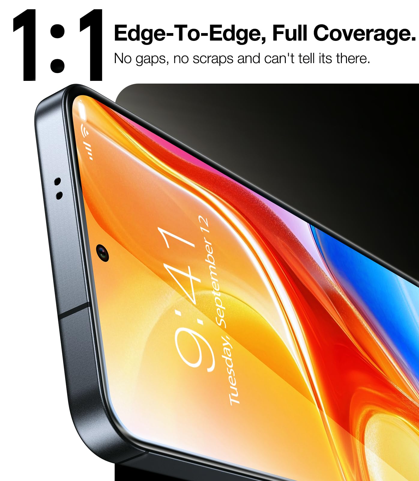 TORRAS for Samsung Galaxy S25 Ultra Privacy Screen Protector [Military-Grade 9H+ Aerospace Tempered Glass] [One-Pull Installation] Anti Spy Screen Protector Samsung Galaxy S25 Ultra 6.9″ (2 Pack) - Image 9