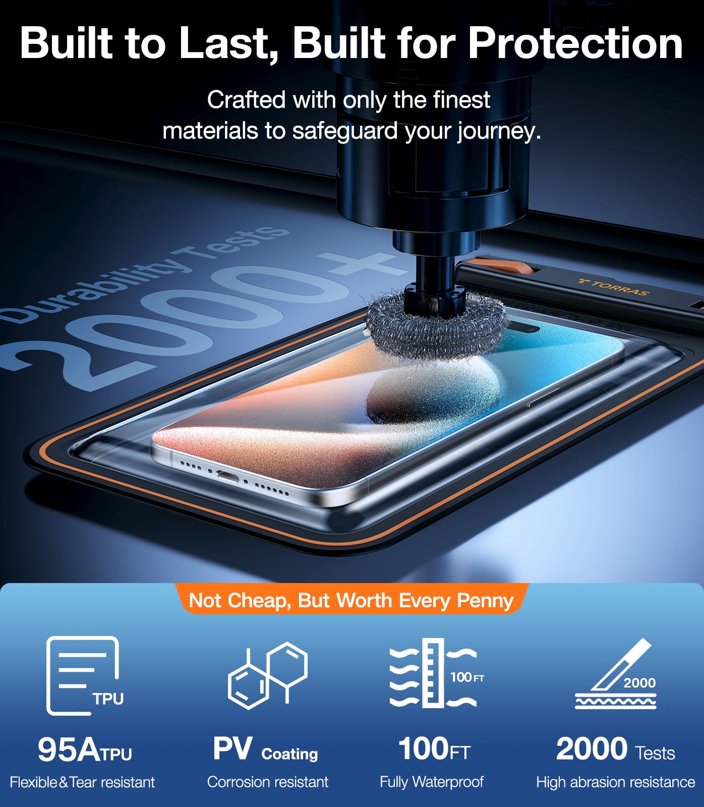 TORRAS IPX8 Waterproof Phone Pouch Floating, Underwater Screen Touchable, Water Proof Case with Lanyard for iPhone 17 Pro Max 16 S26, Cellphone Dry Bag Cruise Essentials 7.0 inch, Black - Image 6