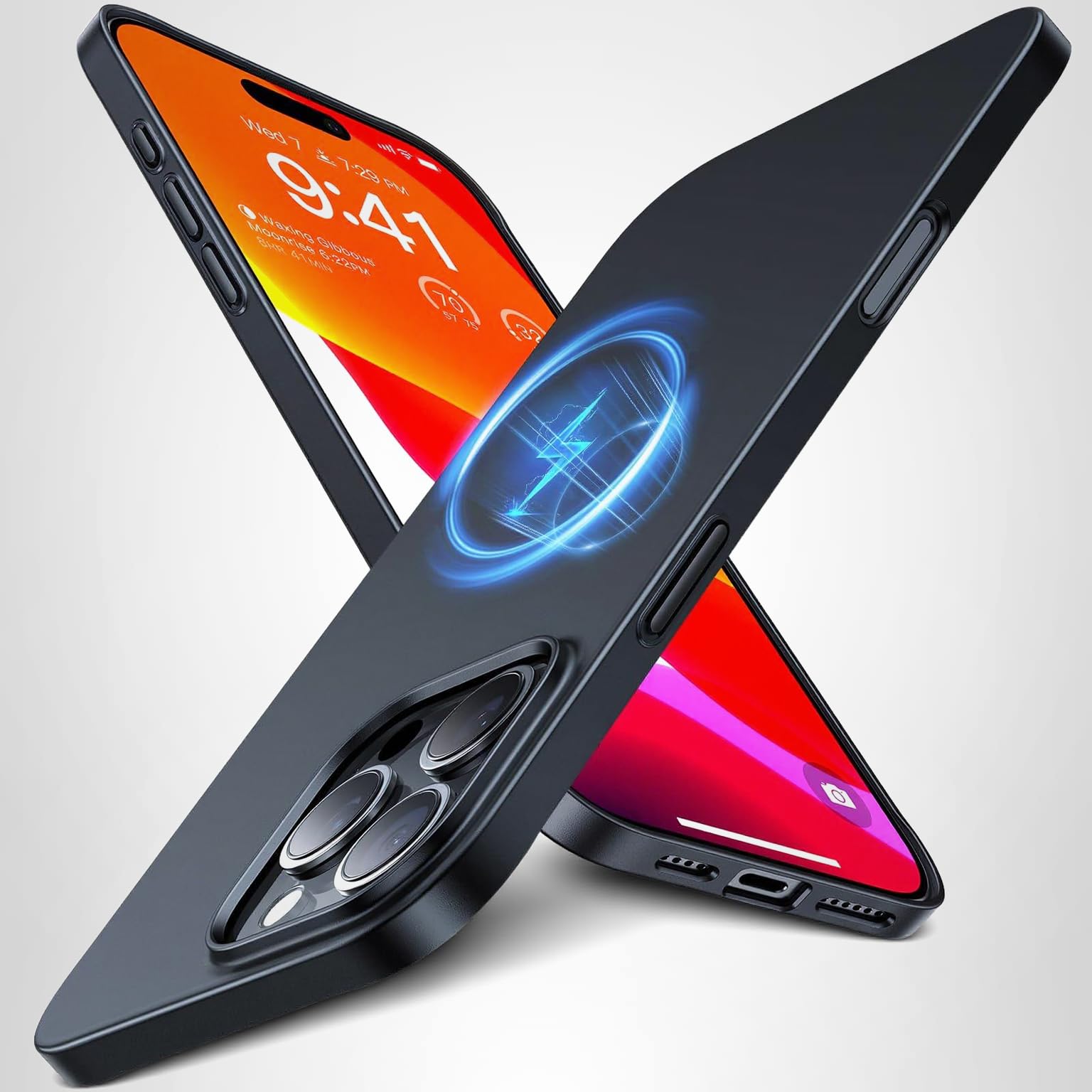 TORRAS Magnetic Slim-Fit for iPhone 16 Pro Max Case 6.9 inch, Ultra-Thin 16 ProMax Phone Case Compatible with MagSafe, Light Anti-Scratch Matte Hard PC Bayer OriginFit, Black - Image 9