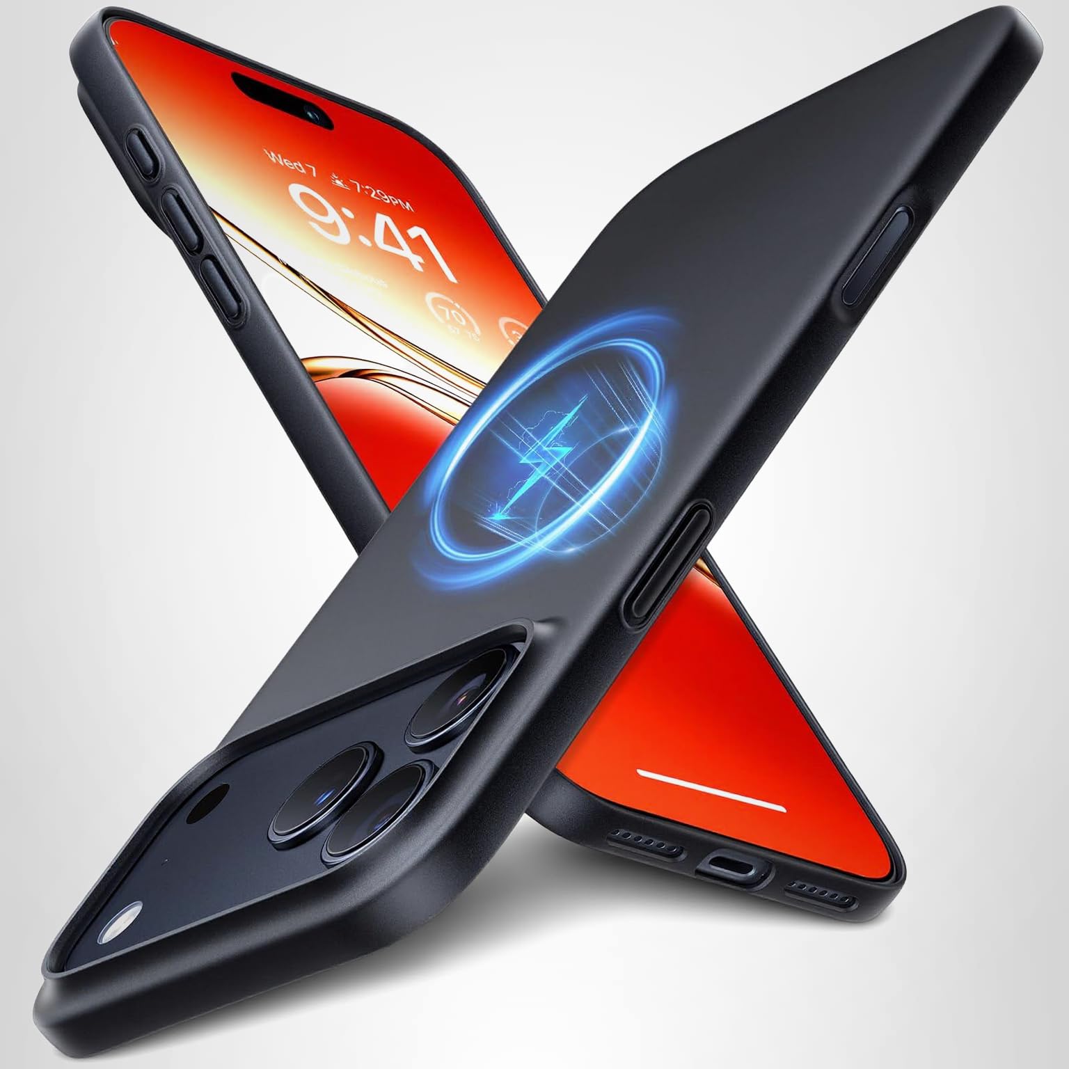 TORRAS Magnetic Slim-Fit for iPhone 17 PRO MAX Case, Ultra-Thin 17 ProMax Phone Case Compatible with MagSafe, Light Anti-Scratch Matte Hard PC Bayer 6.9 inch OriginFit, Matte Black - Image 9