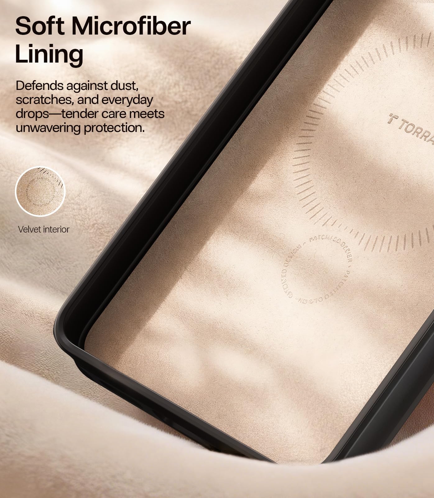 TORRAS Ostand Q3 VegSkin for Samsung Galaxy S26 Ultra Case Leather, 360 Magnetic Stand, Fit for MagSafe, Premium Vegan Leather Case for S26 Ultra Case, Microfiber Lining, Amber Brown - Image 7