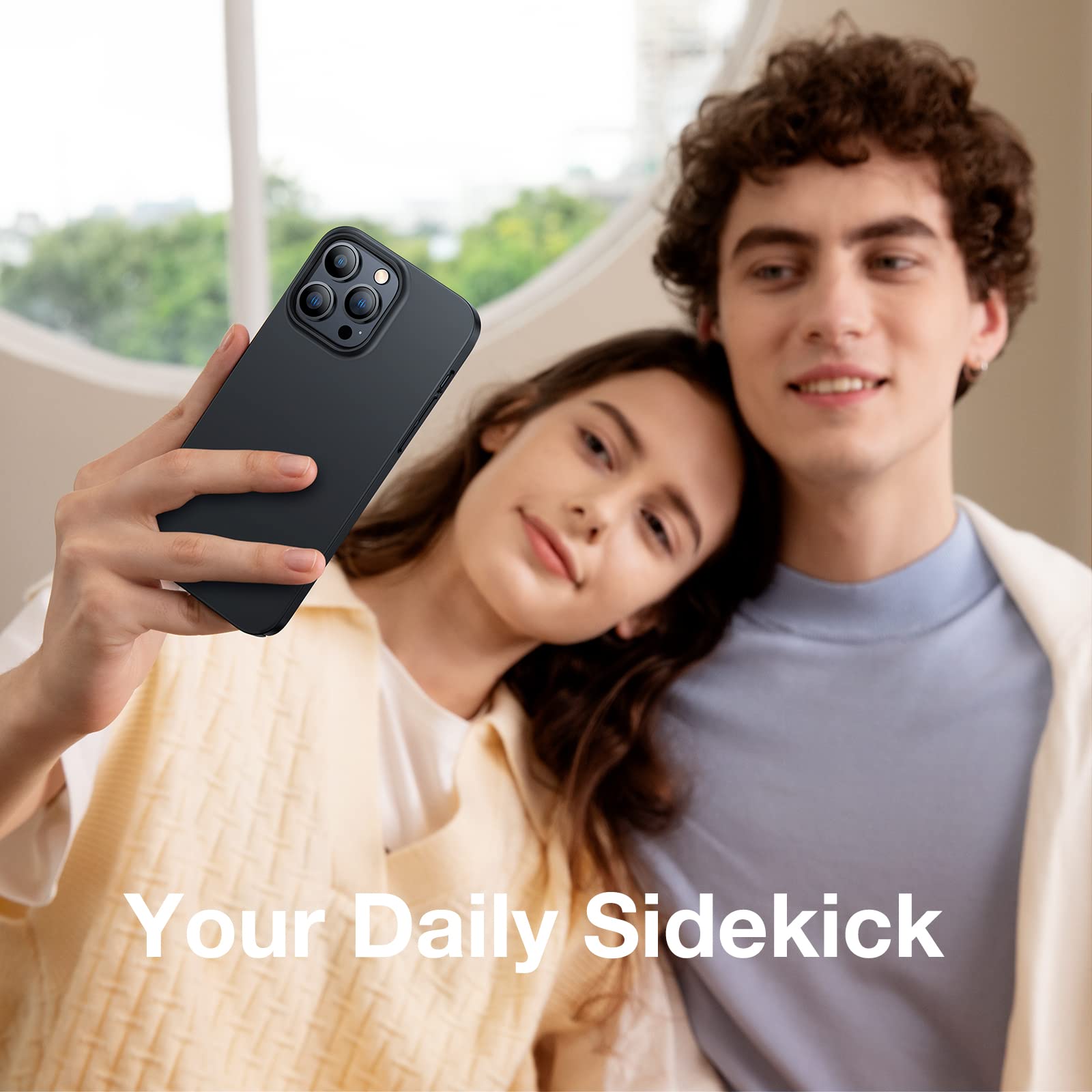 TORRAS Slim Fit Designed for iPhone 14 Pro Max Case 6.7 inch, Ultra-Thin 14 Pro Max Case 2022, Lightweight Hard PC Cover Phone Cases, Black, OriginFit | 6.7 inch, Ultra-Thin, 14 Pro Max Case, 2022, Lightweight, Hard PC Cover - Image 5